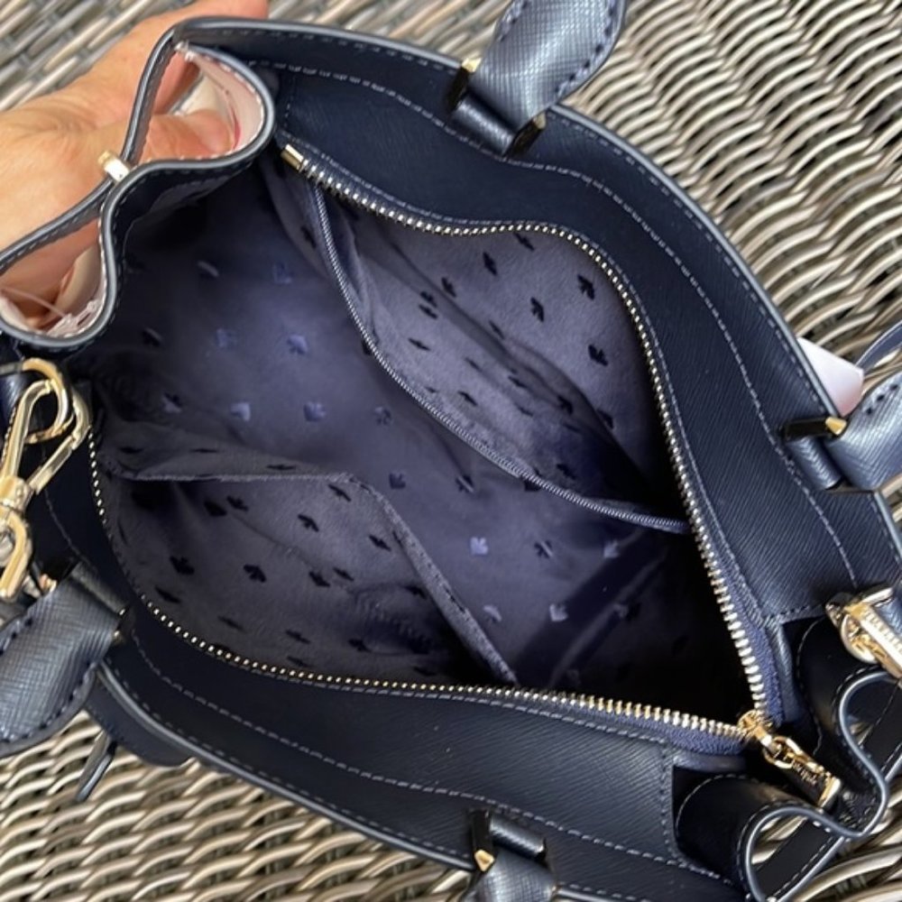 Kate Spade Staci Medium Satchel & Kate Spade Small Zip Around Bifold Wallet - Picture 8 of 16